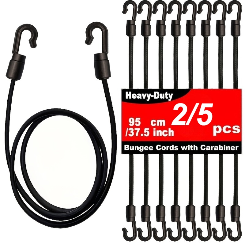 Commuting By Bike - 2/5 PCS Heavy-Duty Elastic Ropes with