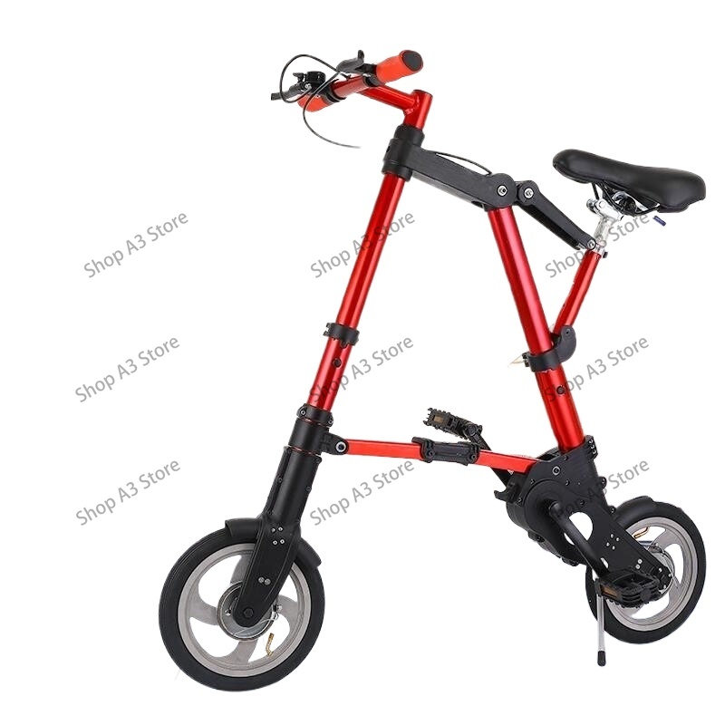 Cycling Commute Distance - 8 Inch Mini Folding Bicycle Lightweight