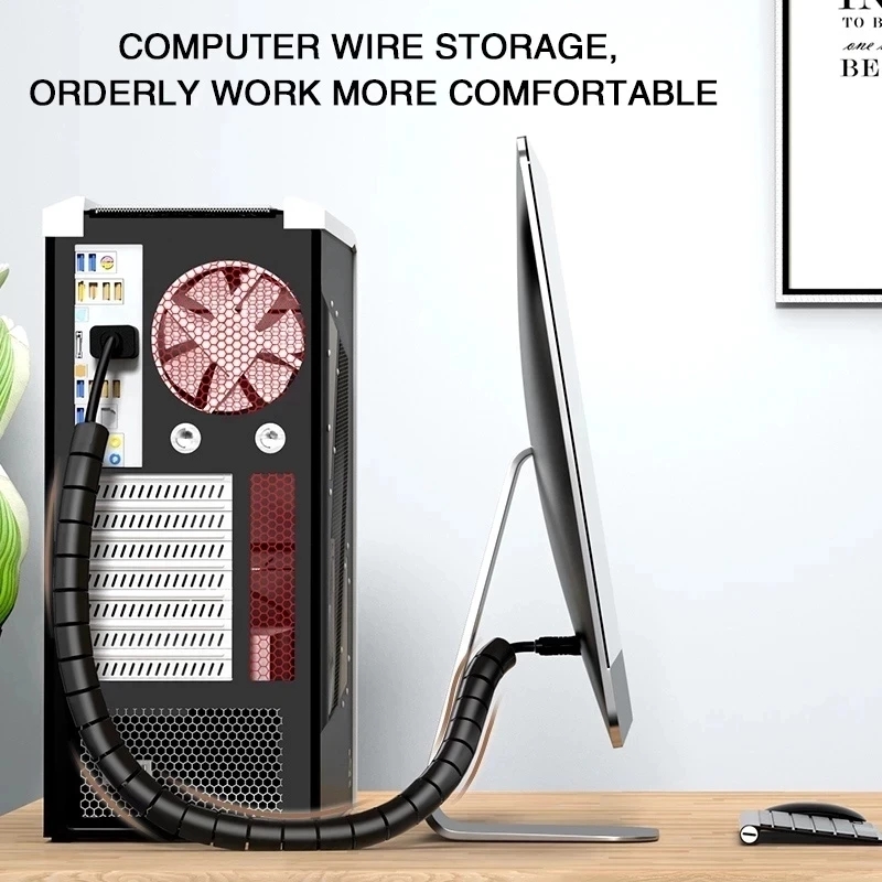 1/2M Flexible Spiral Cable Org - Cable Lock Flexible 评论和价格