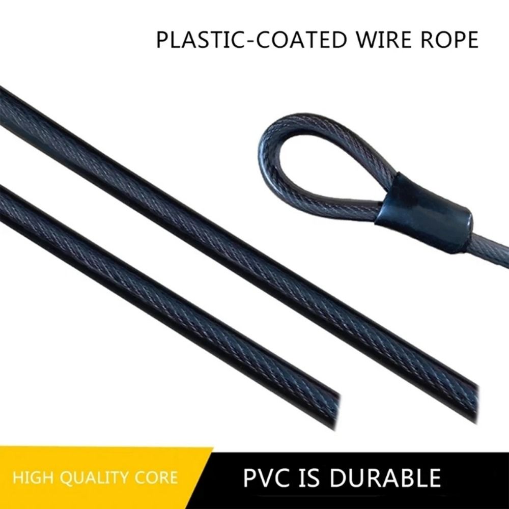 Anti-Theft Bike Lock Cable Fol - Cable Lock Flexible 评论和价格