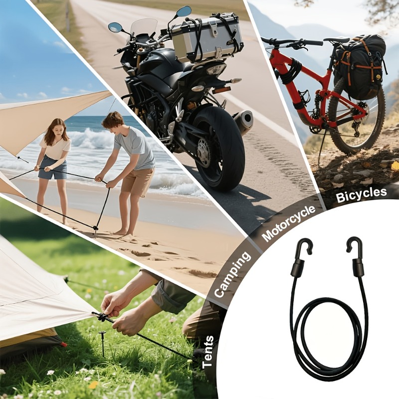 2/5 PCS Heavy-Duty Elastic Rop - Commuting By Bike 评论和价格