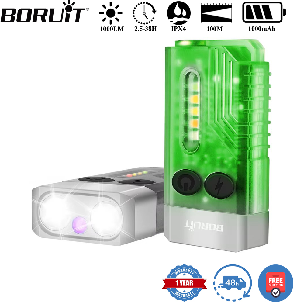 BORUiT V10 Keychain UV LED EDC - Cycling To Work 评论和价格