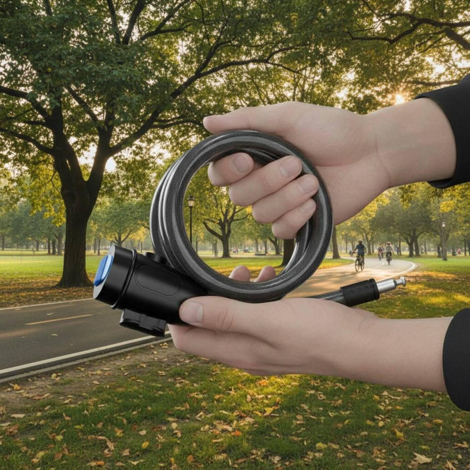 Cycle Lock Anti Theft Steel Ca - Cable Lock Flexible 评论和价格