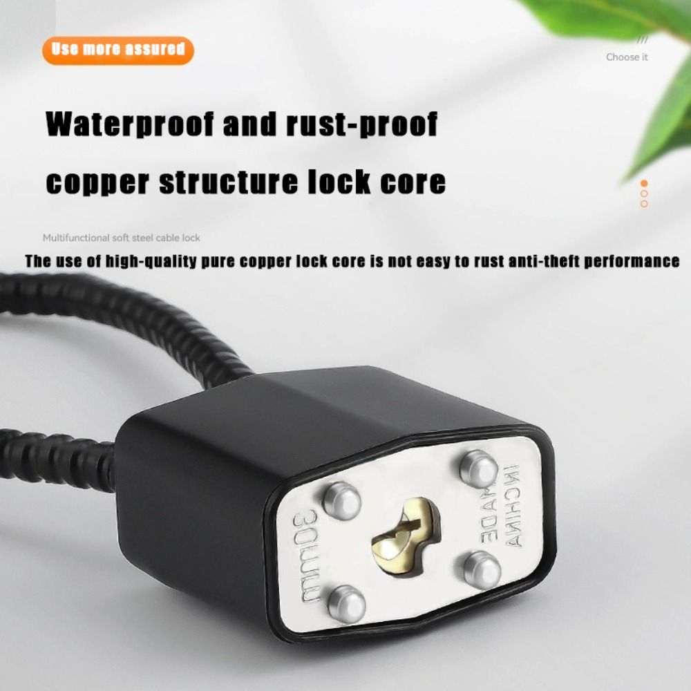 Durable Multifunctional Cable  - Cable Lock Flexible 评论和价格