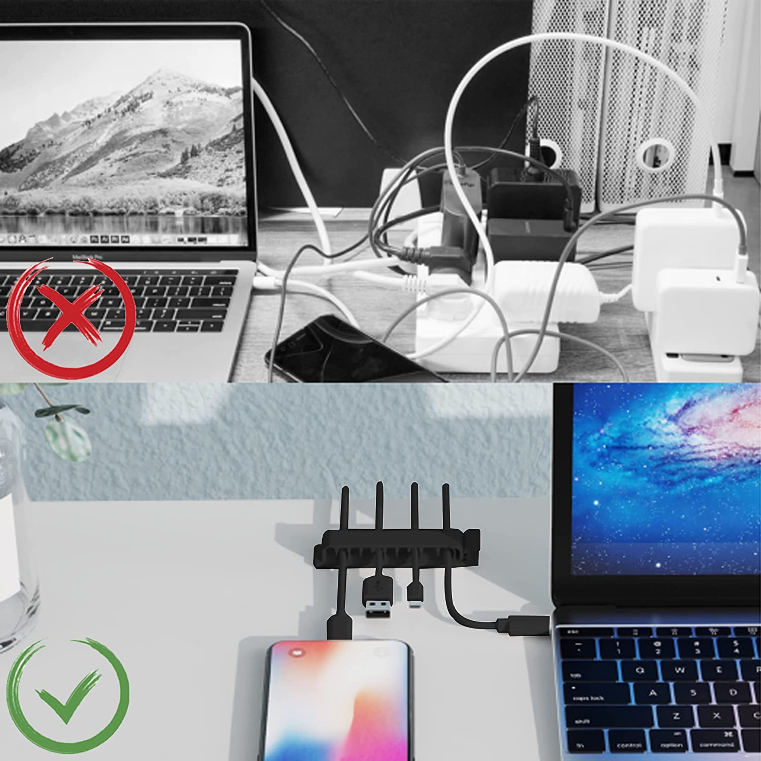 Cable Organizer Cord Managemen - Cable Lock Flexible 评论和价格